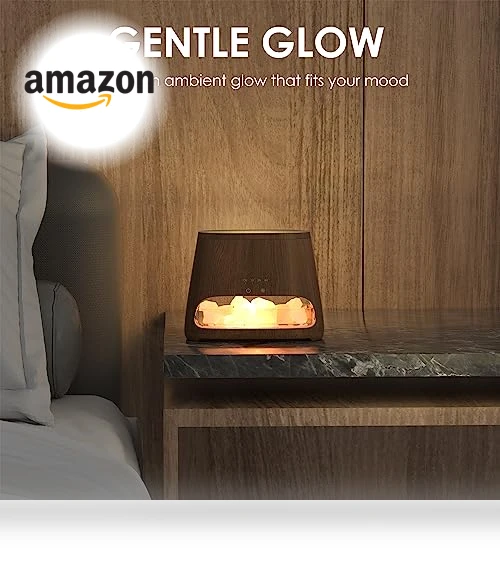 2-in-1 Himalayan Salt Lamp Diffuser — Salt Lamp, SALKING