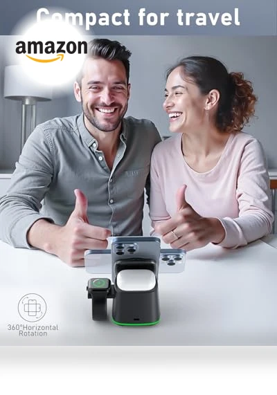 3 in 1 Charging Station for Apple Devices — Chargers, IYOFINE