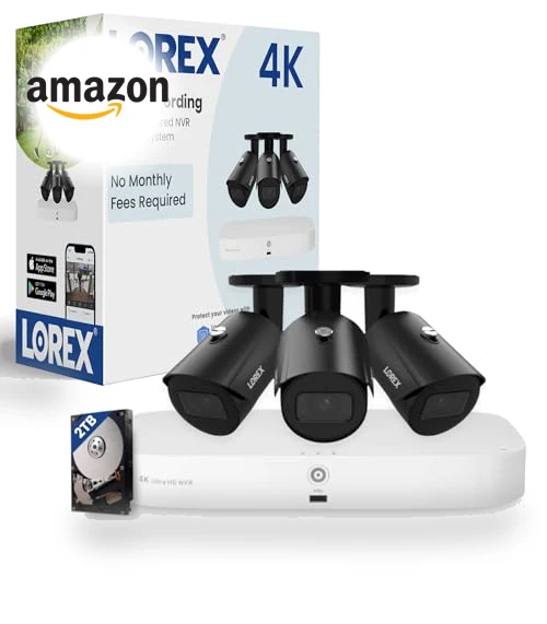4K PoE Outdoor/Indoor Smart Home Security Camera System — Outdoor Security Cameras, Lorex