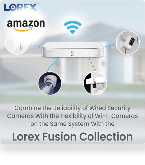 4K PoE Outdoor/Indoor Smart Home Security Camera System — Outdoor Security Cameras, Lorex