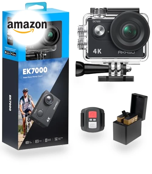 4K WiFi Action Camera — Wearable Cameras, AKASO
