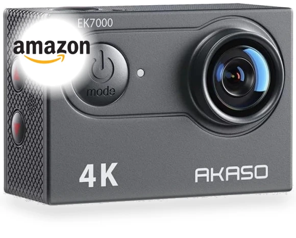 4K WiFi Action Camera — Wearable Cameras, AKASO