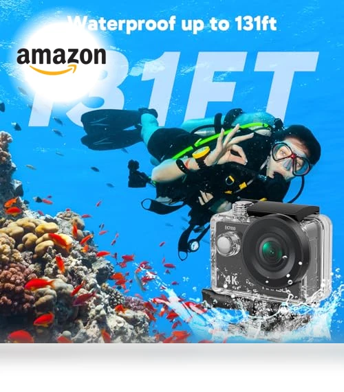 4K WiFi Action Camera — Wearable Cameras, AKASO