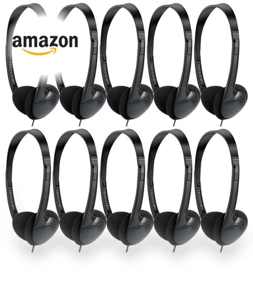 Class Set Headphones for Kids Students — In-Ear Headphones, OSSZIT