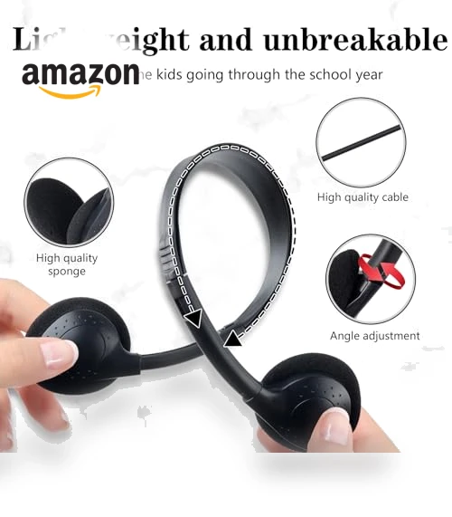 Class Set Headphones for Kids Students — In-Ear Headphones, OSSZIT