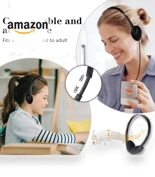 Class Set Headphones for Kids Students — In-Ear Headphones, OSSZIT