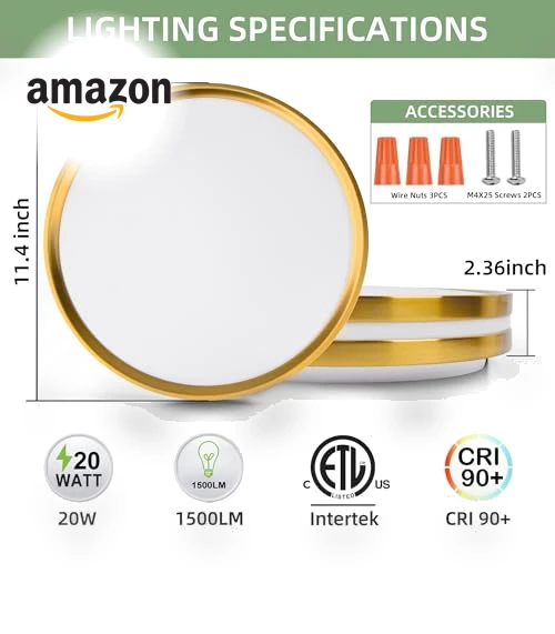 Flush Mount LED Ceiling Light — Overhead Lighting, Hlite