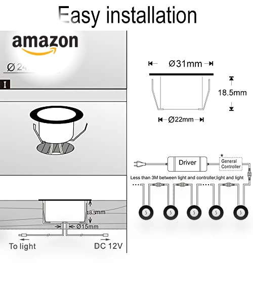 LED Deck Lights Kit — Outdoor Deck Lighting, FVTLED