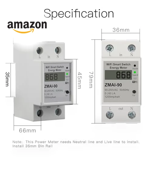 Smart Energy Monitor Switch Meter — Smart Home Modules