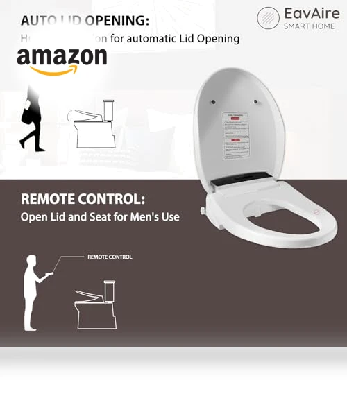Smart Toilet Seat Bidet — Bathroom Essentials, EavAire