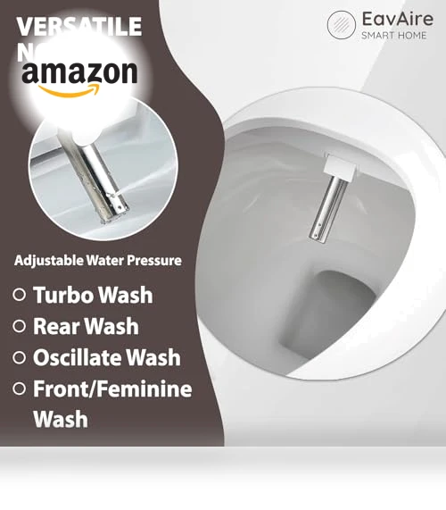 Smart Toilet Seat Bidet — Bathroom Essentials, EavAire