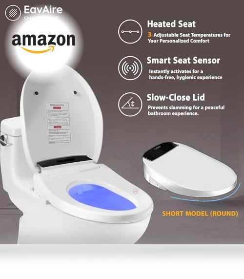 Smart Toilet Seat Bidet — Bathroom Essentials, EavAire