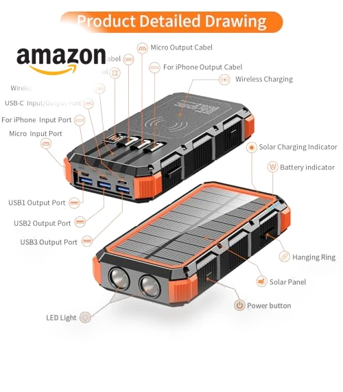 Solar Charger Power Bank — Chargers, Shenzhen Pusiou Technology Co., Ltd.