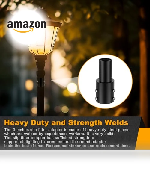 Tenon Slip Fitter Adapter — Street Lighting, DoubleFill