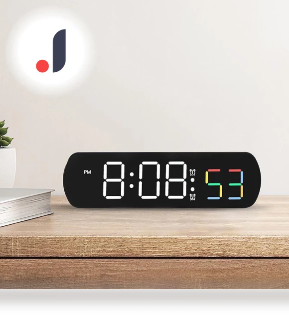 Creative LED Alarm Clock — Alarms & Clocks, AI Supermarket