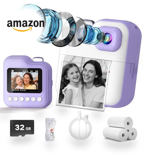 Instant Print Camera for Kids — Instant, IMAXTOP