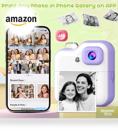 Instant Print Camera for Kids — Instant, IMAXTOP