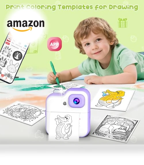 Instant Print Camera for Kids — Instant, IMAXTOP