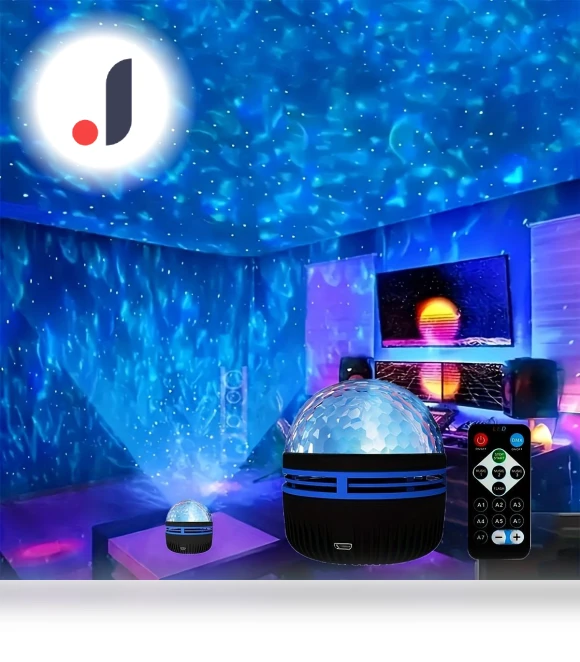 LED Starry Galaxy Ocean Wave Projector — Kids' Lamps, JOHO - CarGear