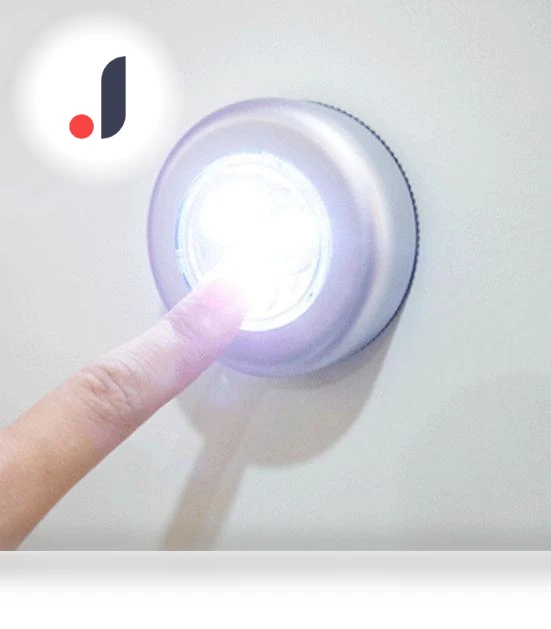 Mini Wireless 3-LED Touch Lamp — Standing Lights, Houspace