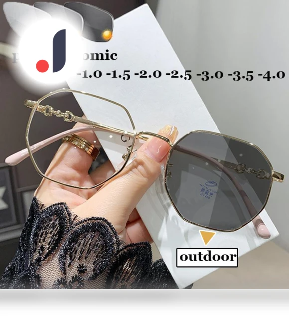 Smart Outdoor Photochromic Minus Eyeglasses — Smart Glasses, YIHESH Global Glasses
