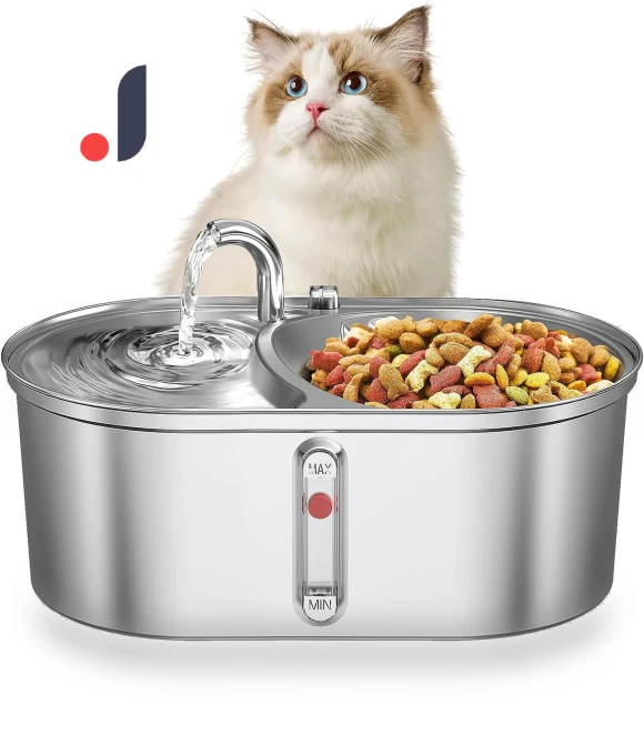 Stainless Steel Pet Drinking Fountain — Fountains, Holland Pia
