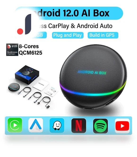 Wireless Carplay AI Box — Navigation & GPS Accessories, Auto Accessories Home