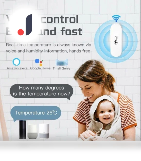 Battery-Powered Humidity and Temperature Monitor — Home Climate Control, Xfvnklop04