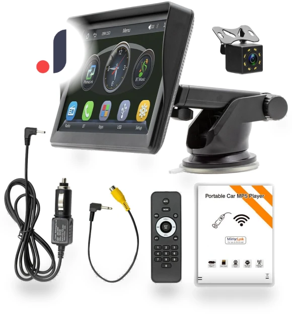 Portable 7-inch HD Touchscreen Multimedia Player — Stereo Receivers, Tautoparts