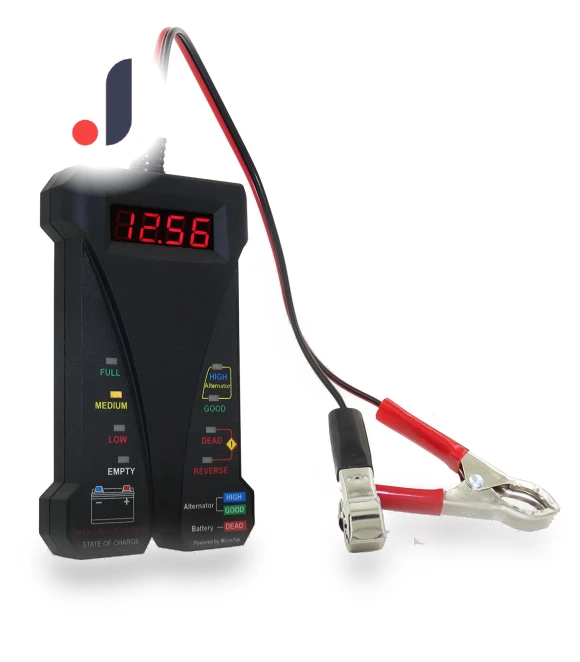Smart LED Digital Battery Tester Voltmeter and Alternator Analyzer — Battery Testers, loverapple