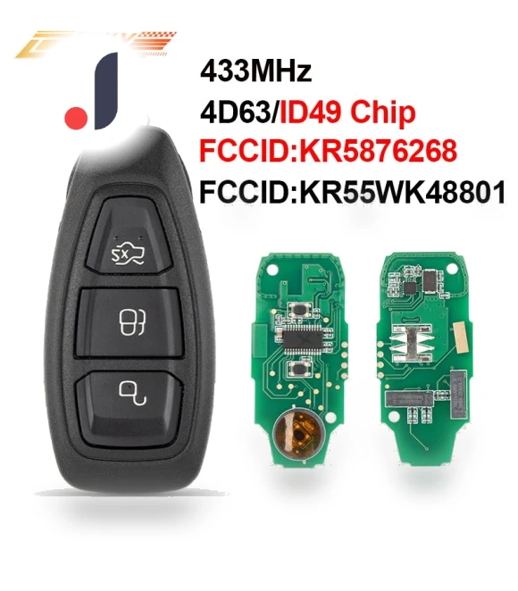 Smart Remote Control Car Key — Keyless Entry, Auto Parts Decorate