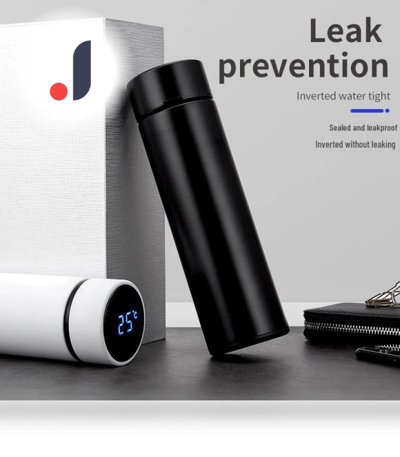 Smart Touch Thermo Mug with LED Display — Beverage Warmers, Apex Gear