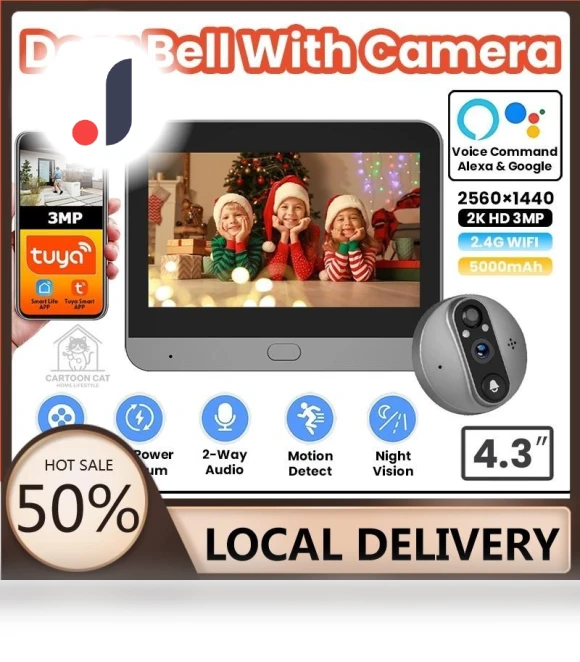 Smart Wireless Video Doorbell — Smart Home Security, The Romantics