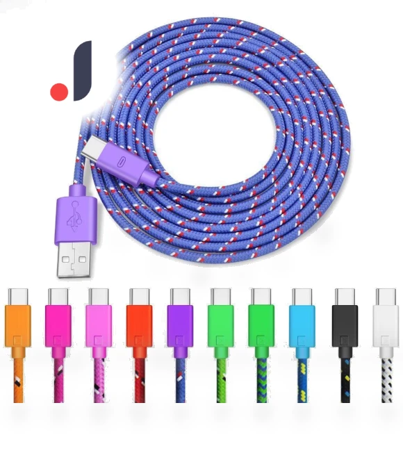 USB Data Cable Type-C with Nylon Braid — USB, Home of smartphone & tablet accessories