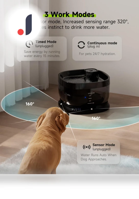 Wireless Dog Water Fountain — Fountains, AE Selection