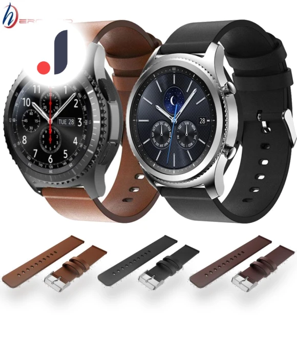 Leather Strap for Smart Watches — Bands, j-3C