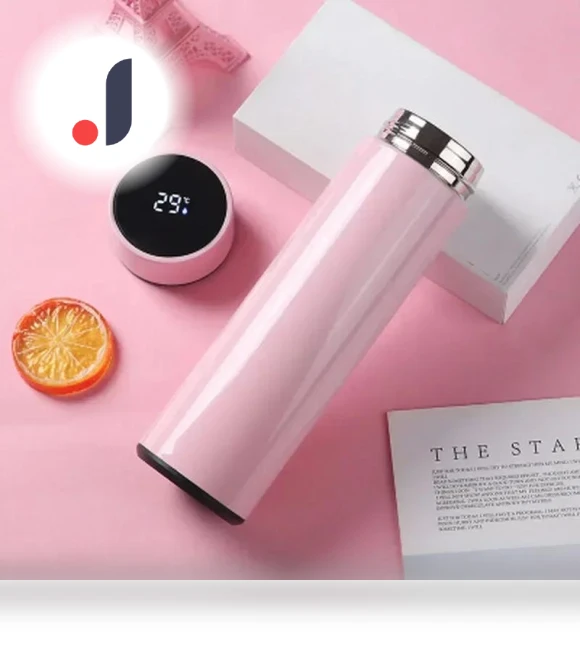 Smart Thermos with Temperature Display — Travel Drinkware, YuTao Soliloquy