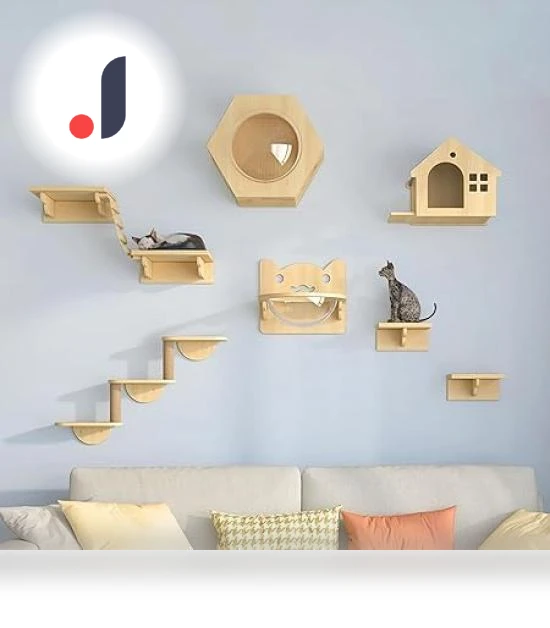Wooden Suspension Bridge Cat Tower — , Japan Zen Mall