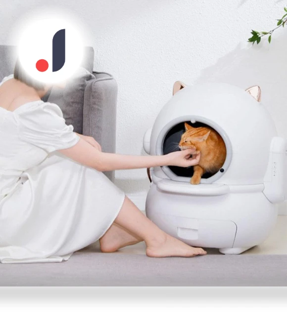 Automatic Cleaning Robotic Cat Litter Box — Training Systems, Rainbow Rain