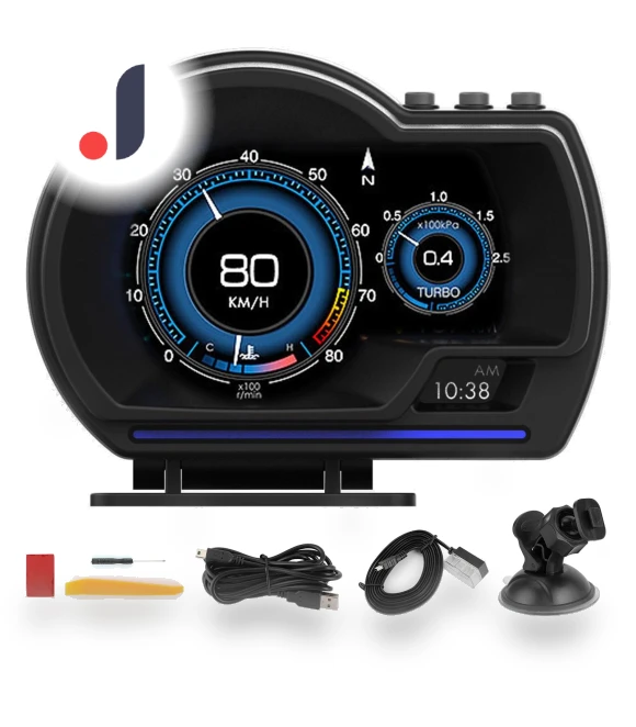 Projection Display OBD2+GPS Smart Gauge Car HUD — Navigation & GPS Accessories, TOMTOP JMS