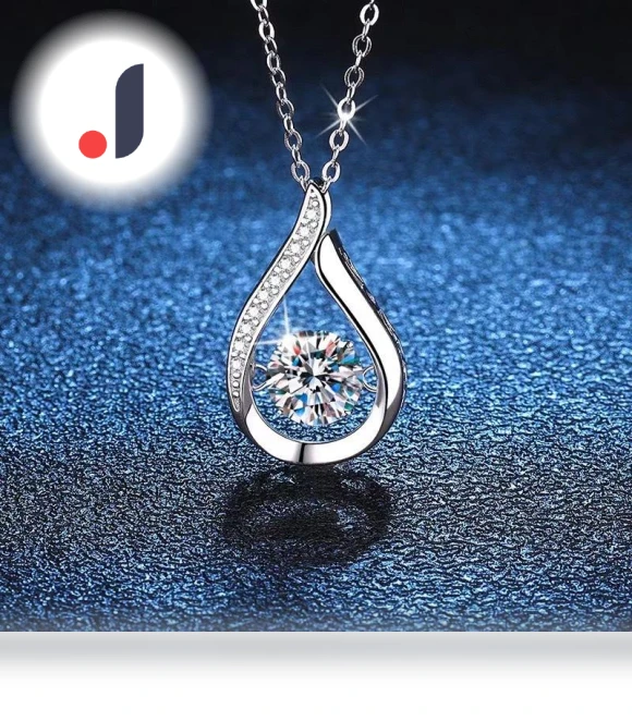 Smart Zircon Drop Necklace — Smart Jewelry, Wipon