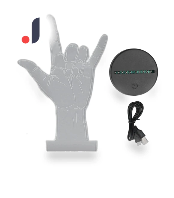 3D Sign Language I Love You Night Light — Night Lights, CosyHome