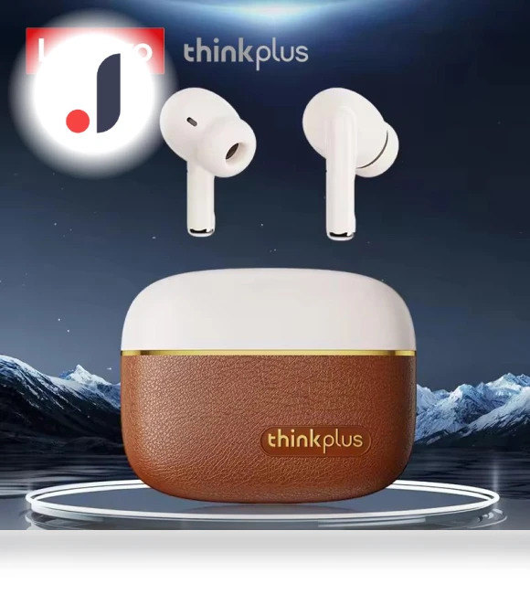 Bluetooth Headphones with Noise Cancellation — Over-Ear Headphones, Lenovo