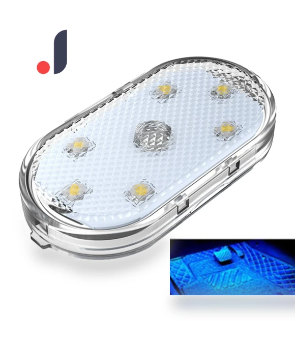 Car Ceiling Light with Touch Control and USB Charging — Light Kit, CosyHome