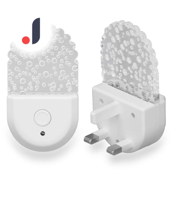 Color Changing Night Light Plug in RGB LED Night Lamp with Light Sensor — Night Lights, CosyHome