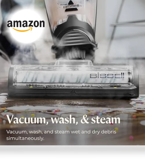 CrossWave HydroSteam Deluxe Wet Dry Vac — Steam Cleaners, Bissell