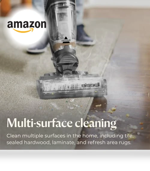 CrossWave HydroSteam Deluxe Wet Dry Vac — Steam Cleaners, Bissell