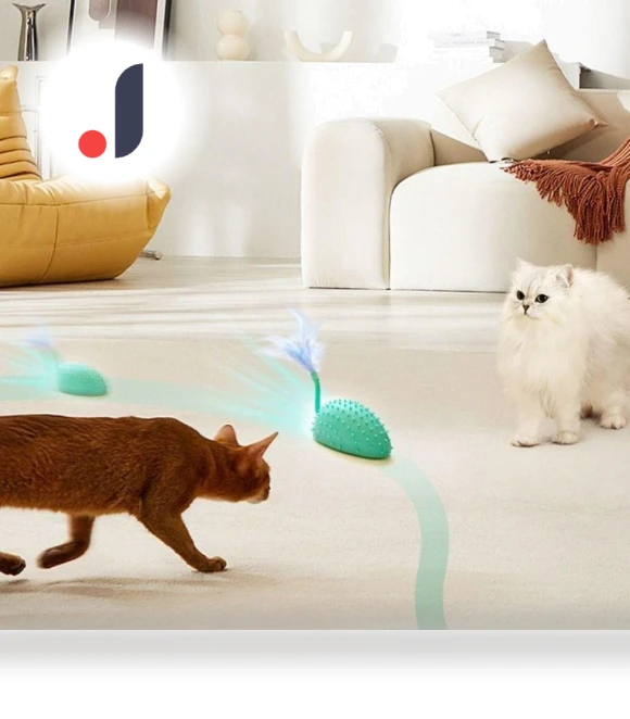 Electric Silicone Mouse Toy with USB Charging — Cat Playthings, Fujeenn