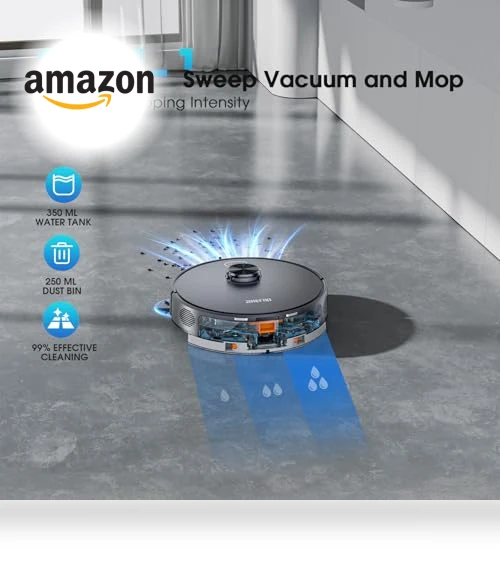 Mapping Robotic Vacuum and Mop — Smart Cleaning Robots, SHELIKI