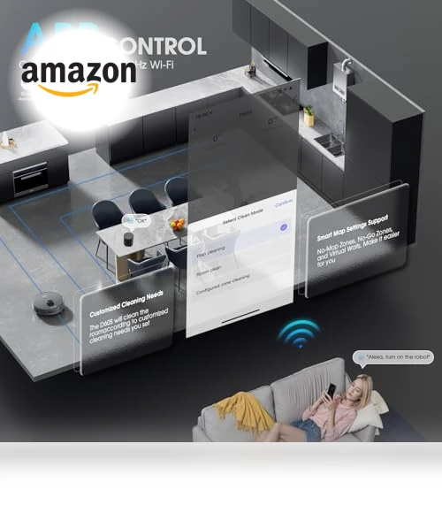 Mapping Robotic Vacuum and Mop — Smart Cleaning Robots, SHELIKI